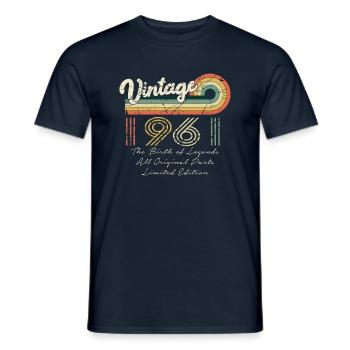 Great since 1961 birthday 1961 vintage 196 - Men's T-Shirt - navy - Front - AI Model Male 178 light (178cm)