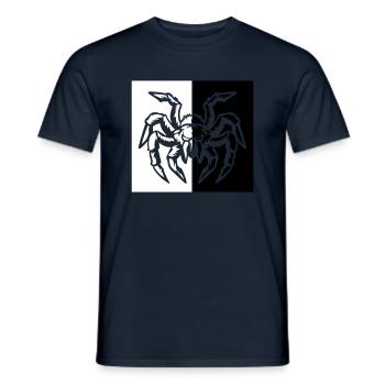 spider spider - Men's T-Shirt - navy - Front - AI Model Male 178 light (178cm)