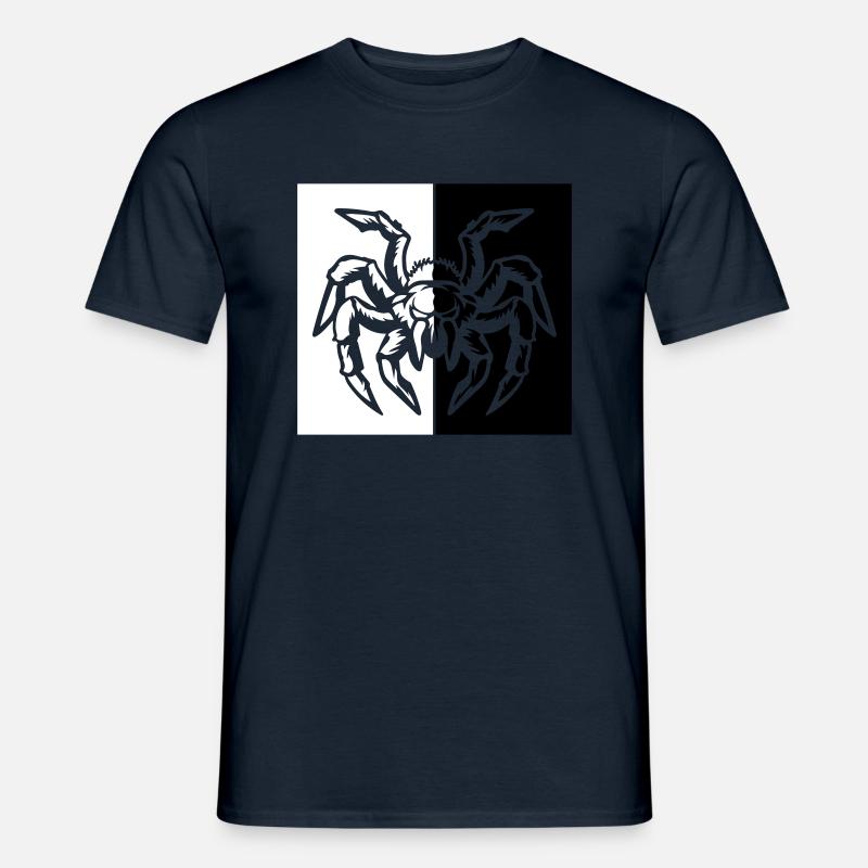 spinne spider - Männer T-Shirt - Navy