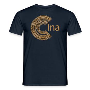 Für Ina - Männer T-Shirt - Navy - Vorne - AI Model Male 178 light (178cm)
