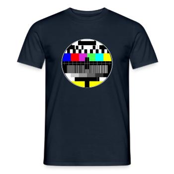 Sight - Men's T-Shirt - navy - Front - AI Model Male 178 light (178cm)