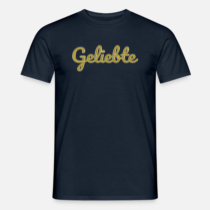 Geliebte - Männer T-Shirt - Navy