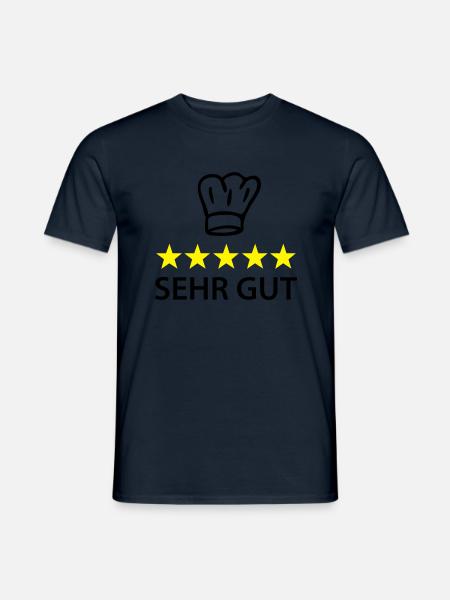 sehr gut koch - Men's T-Shirt - navy