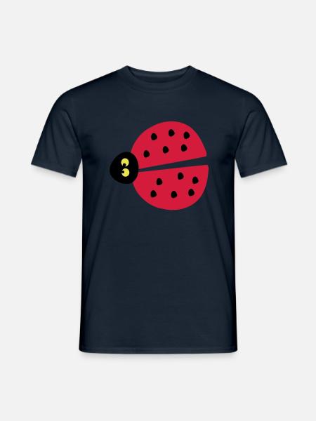 ladybug insects - Men's T-Shirt - navy