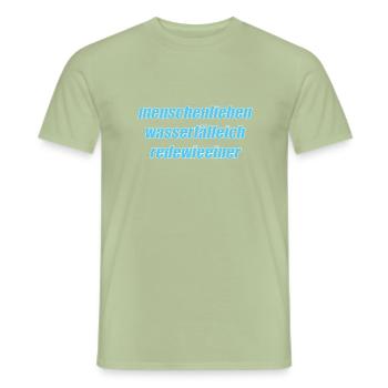 Frequent Speakers - Men's T-Shirt - sage - Front - AI Model Male 178 light (178cm)