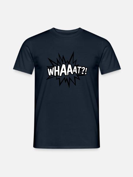 QU'EST-CE - T-shirt homme - marine