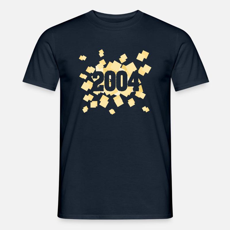 Geboren 2004 - Männer T-Shirt - Navy