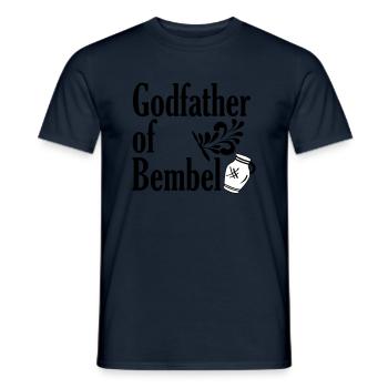 Parrain de Bembel - The Frankfurt Shirt Shop - T-shirt homme - marine - Devant - AI Model Male 178 light (178cm)