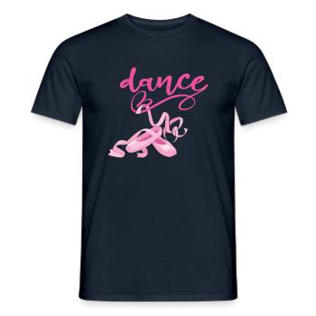 Ballet Dancer Dance Ballerina Sport Girl Femme - T-shirt homme - marine - Devant - AI Model Male 178 light (178cm)