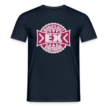 La meilleure ex petite amie du monde - T-shirt homme - marine - Devant - AI Model Male 178 light (178cm)