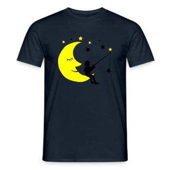Enfants pêcheurs étoiles - T-shirt homme - marine - Devant - AI Model Male 178 light (178cm)
