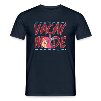 Mermaid Vacay Mode - Männer T-Shirt - Navy - Vorne - AI Model Male 178 light (178cm)