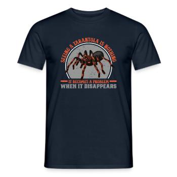 Tarantula Tarantula Tarantula Pet - Men's T-Shirt - navy - Front - AI Model Male 178 light (178cm)
