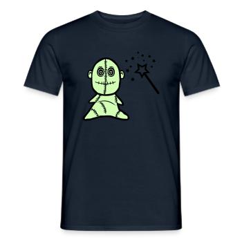 Voodoo Puppe - Männer T-Shirt - Navy - Vorne - AI Model Male 178 light (178cm)