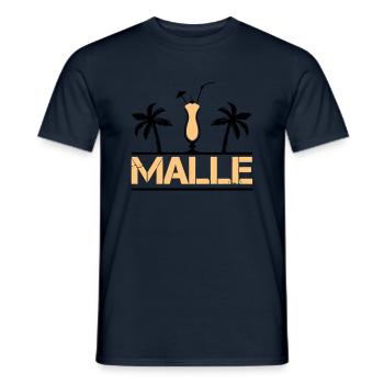 malle - T-shirt homme - marine - Devant - AI Model Male 178 light (178cm)