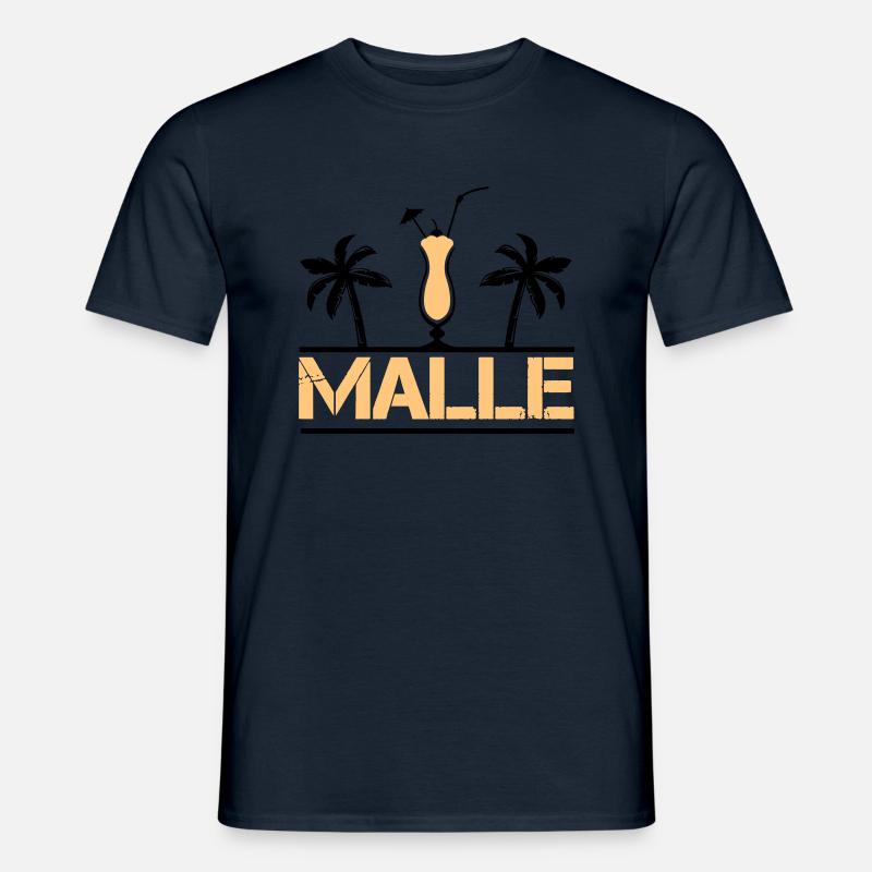 malle - Männer T-Shirt - Navy