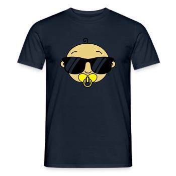 baby - Men's T-Shirt - navy - Front - AI Model Male 178 light (178cm)