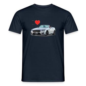 I Love 55-V8 - T-shirt homme - marine - Devant - AI Model Male 178 light (178cm)