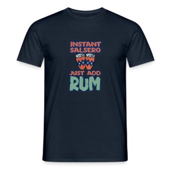 Instant Salsero Salsa Dancer Salsa Tänzer - Männer T-Shirt - Navy - Vorne - AI Model Male 178 light (178cm)