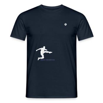 Fussball Bosnien und Herzegowina Bosna Fudbal - Männer T-Shirt - Navy - Vorne - AI Model Male 178 light (178cm)