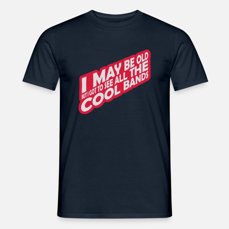 I may be old - Men's T-Shirt - navy