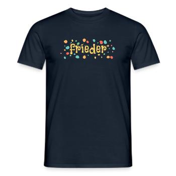frieder - Männer T-Shirt - Navy - Vorne - AI Model Male 178 light (178cm)