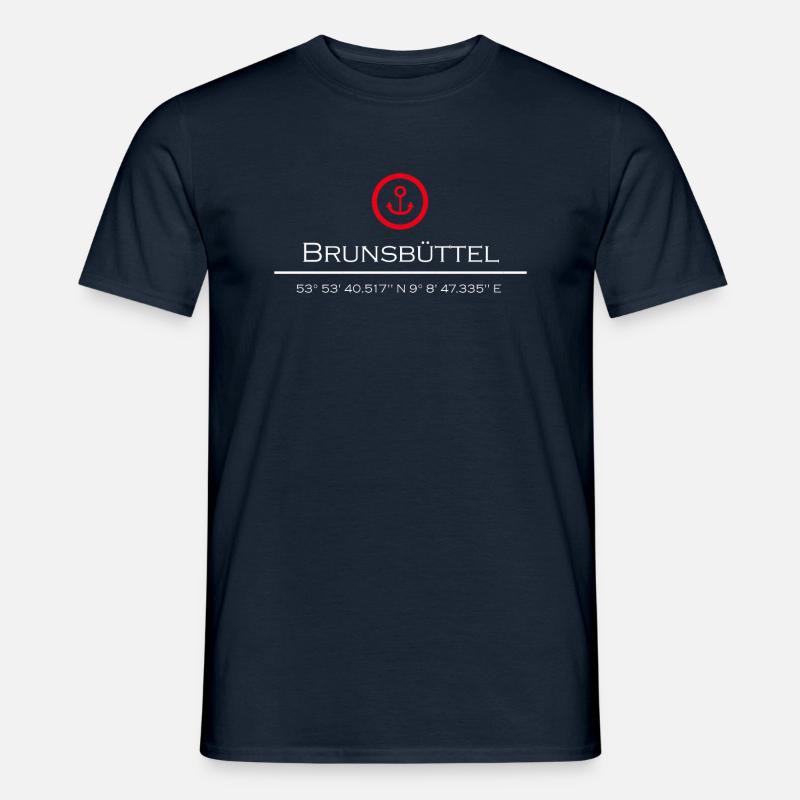 Brunsbüttel - Männer T-Shirt - Navy