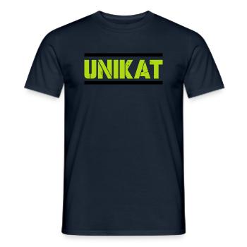 unikat - Männer T-Shirt - Navy - Vorne - AI Model Male 178 light (178cm)