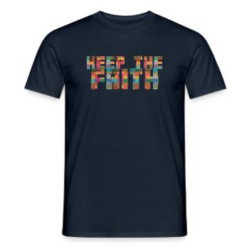 Gardez la foi - Northern Soul - T-shirt homme - marine - Devant - AI Model Male 178 light (178cm)