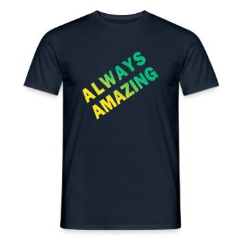 Toujours incroyable - T-shirt homme - marine - Devant - AI Model Male 178 light (178cm)