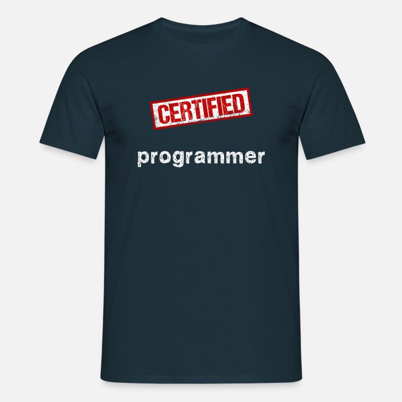 Programmer - Men's T-Shirt - navy