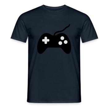 controller_form_f2 - T-shirt homme - marine - Devant - AI Model Male 178 light (178cm)