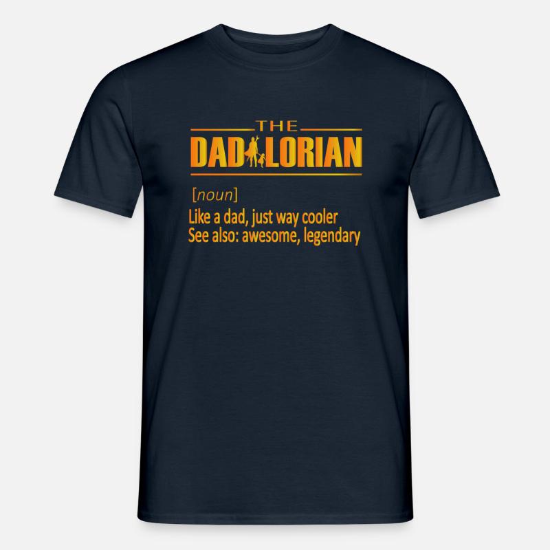 Dadalorian Definition - Männer T-Shirt - Navy
