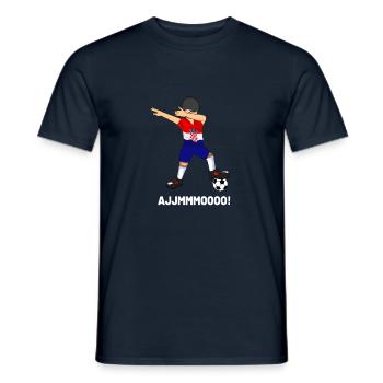 Football Croatie - T-shirt homme - marine - Devant - AI Model Male 178 light (178cm)