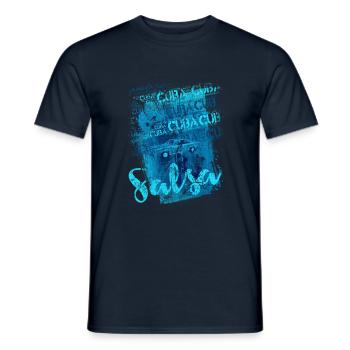 Cuba T-shirt de Cuba Cadeau de fans de Cuba - T-shirt homme - marine - Devant - AI Model Male 178 light (178cm)