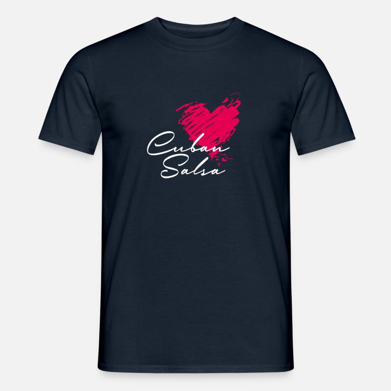 Cuban Salsa Salsa Dance - Männer T-Shirt - Navy