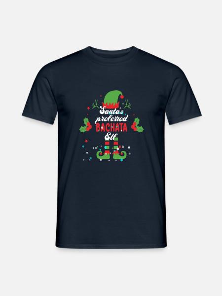 Weihnachtsgeschenk für Bachata-Tänzer Bachata - Männer T-Shirt - Navy