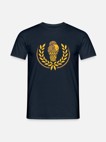 Laurel Wreath Ice Waffle Chocolat - T-shirt homme - marine
