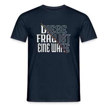 danke geschenkidee frauenrechte beziehung - Männer T-Shirt - Navy - Vorne - AI Model Male 178 light (178cm)