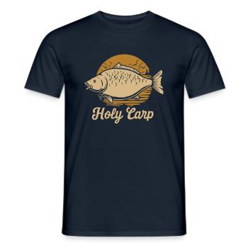 Karpfenfischen für Fischer lustig Zitat Fischer - Männer T-Shirt - Navy - Vorne - AI Model Male 178 light (178cm)