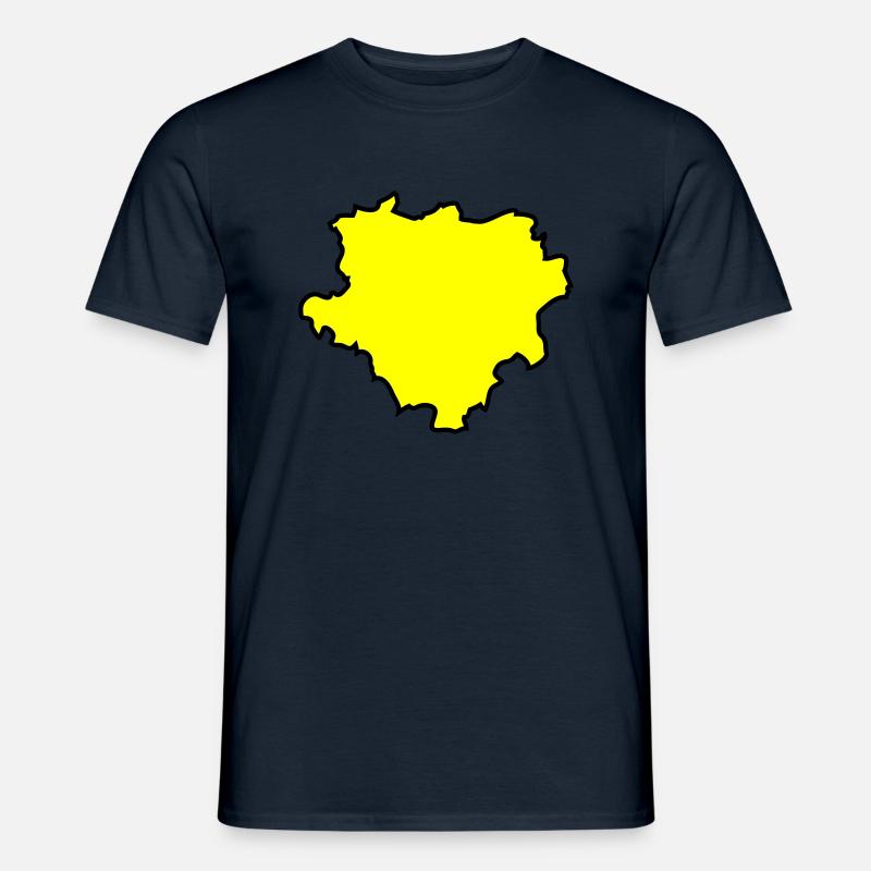 dortmund karte map 02 - Männer T-Shirt - Navy