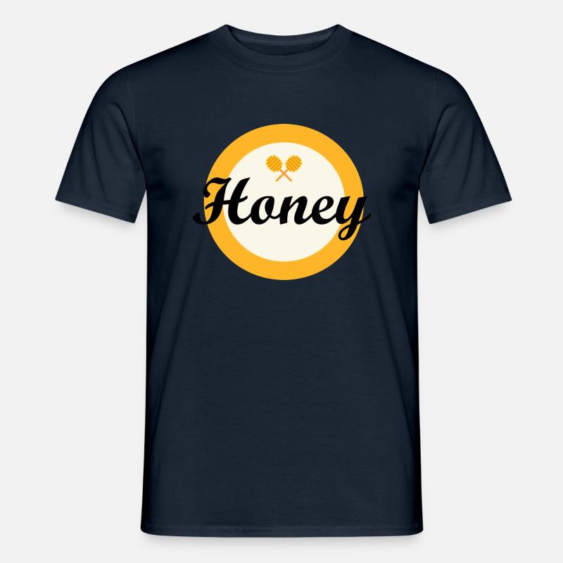 Honey Honig Geschenk Kinder - Männer T-Shirt - Navy