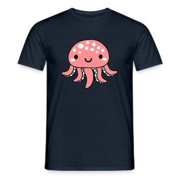 suesser tintenfisch - Männer T-Shirt - Navy - Vorne - AI Model Male 178 light (178cm)