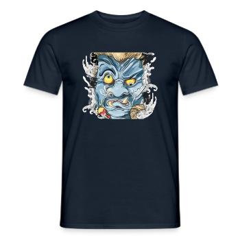 Fudo Myoo - Men's T-Shirt - navy - Front - AI Model Male 178 light (178cm)