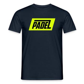 Le padel - T-shirt homme - marine - Devant - AI Model Male 178 light (178cm)