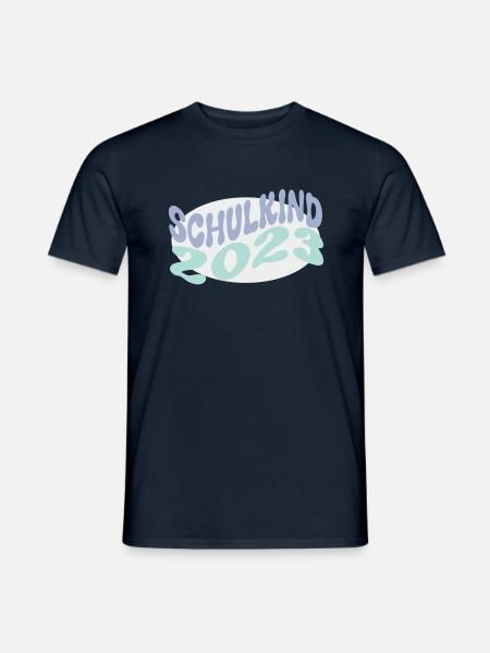 Schulkind 2023 - Männer T-Shirt - Navy