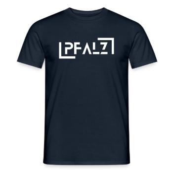Pfalz - Männer T-Shirt - Navy - Vorne - AI Model Male 178 light (178cm)