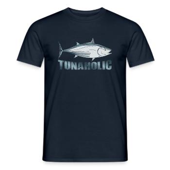 Tunaholic Thunfisch - Männer T-Shirt - Navy - Vorne - AI Model Male 178 light (178cm)