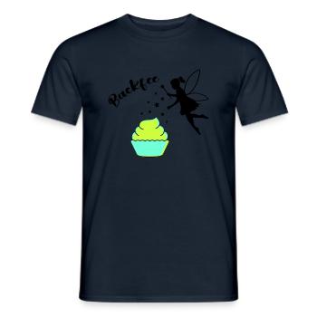 backfee - Männer T-Shirt - Navy - Vorne - AI Model Male 178 light (178cm)
