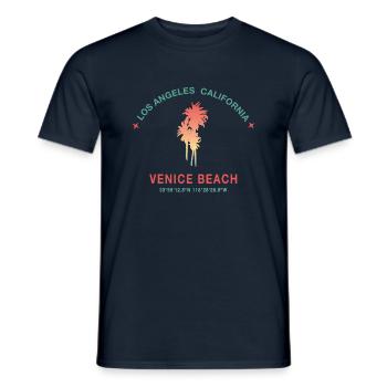 venice 3 - T-shirt homme - marine - Devant - AI Model Male 178 light (178cm)